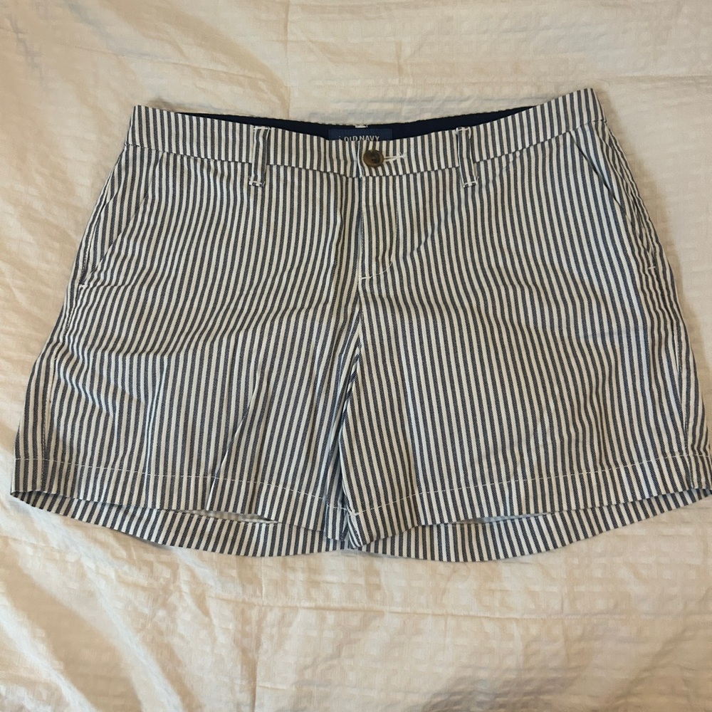 Blue pin stripe short